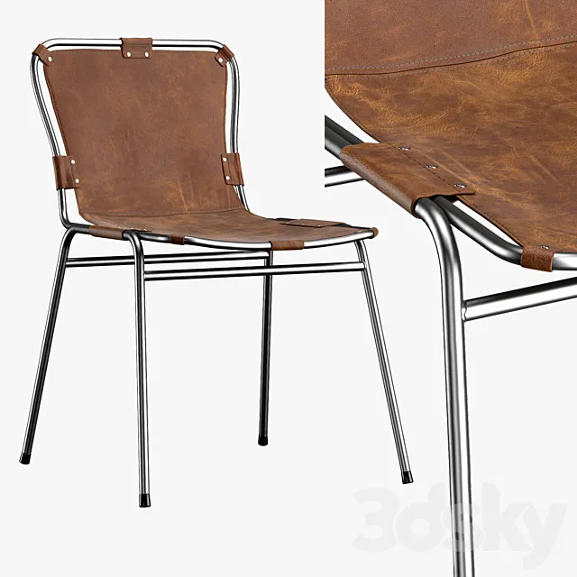CATO LEATHER DESK CHAIR 3D Model CATO LEATHER DESK CHAIR 3D Model