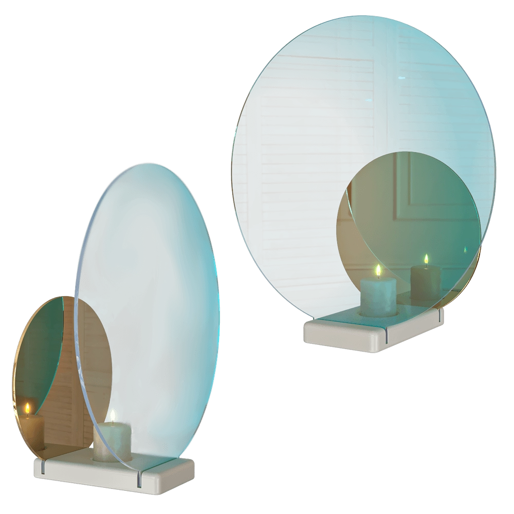 Catrinel Sabaciag – Candle holder Onnda Flame C-M 3D Model