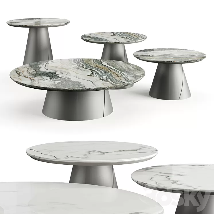 Cattelan Italia Albert Keramik Coffee Table 3D Model Cattelan Italia Albert Keramik Coffee Table 3D Model