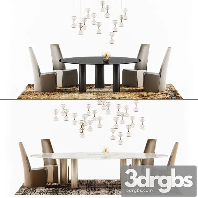 Cattelan Italia And Bonaldo Set 3D Model Download Cattelan Italia And Bonaldo Set 3D Model Download