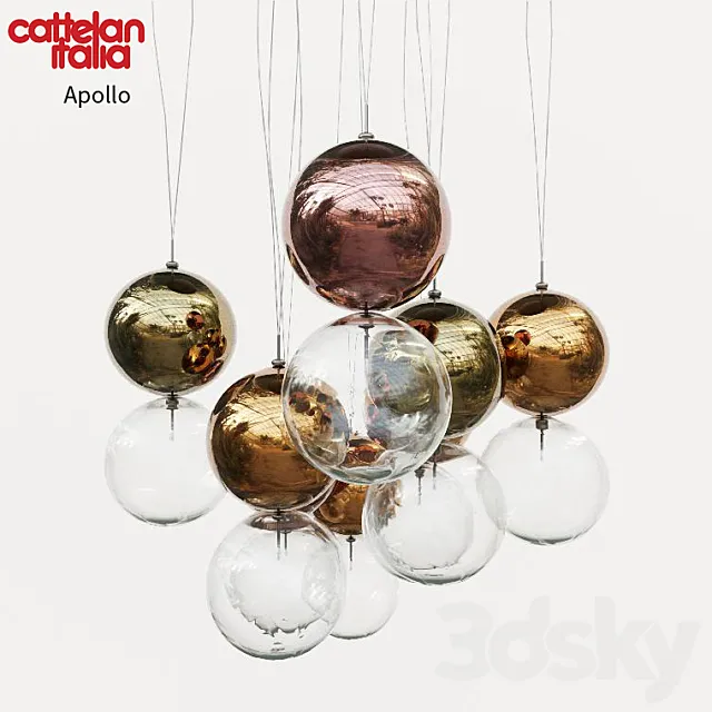 Cattelan Italia Apollo lamp 3D Model