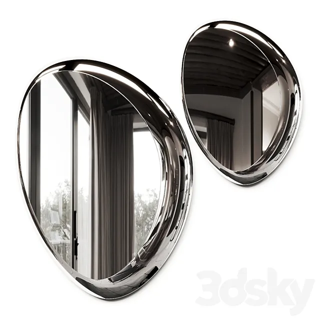 Cattelan Italia Ascot Magnum Mirror 3D Model