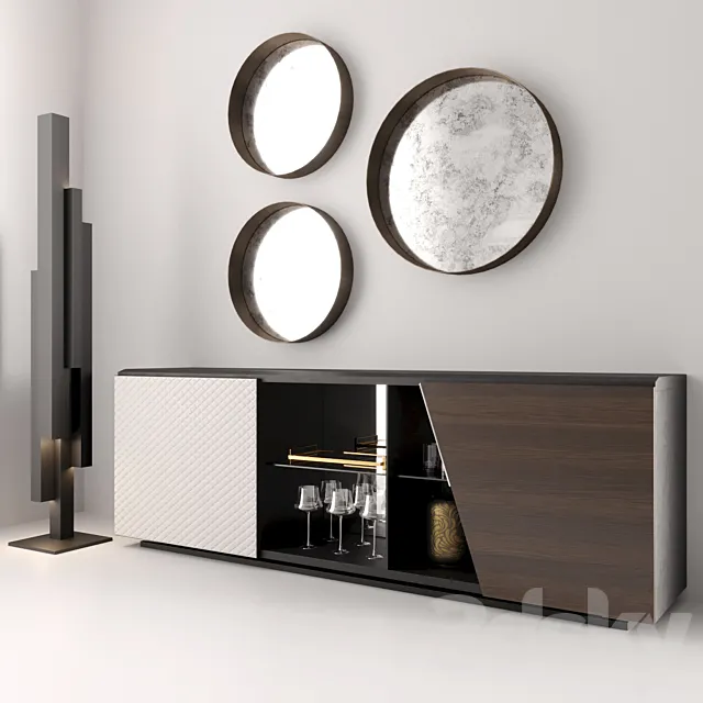 Cattelan italia Aston Manhattan Wish 3D Model Cattelan italia Aston Manhattan Wish 3D Model