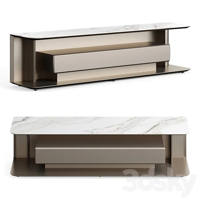 Cattelan Italia Award TV Cabinet 3DModel Cattelan Italia Award TV Cabinet 3DModel