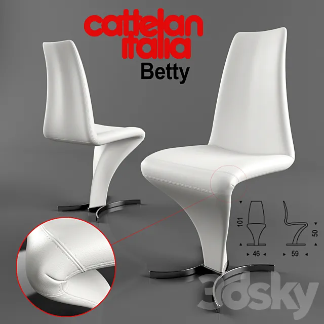 Cattelan italia – Betty 3D Model Cattelan italia – Betty 3D Model