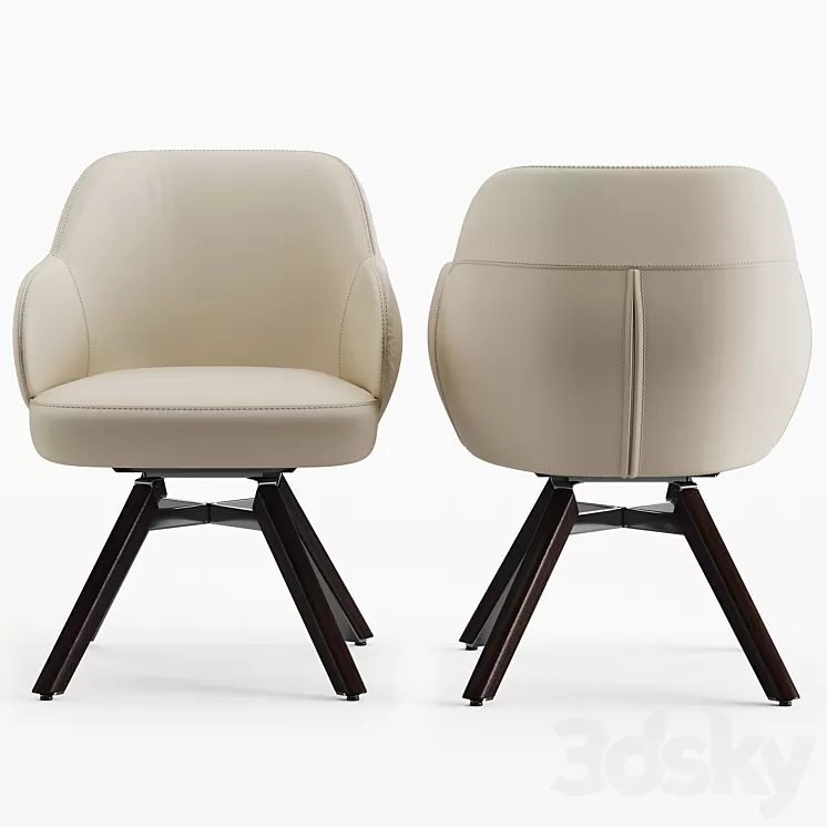 Cattelan Italia Bombe armchair 3D Model Cattelan Italia Bombe armchair 3D Model
