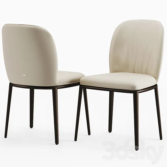 Cattelan Italia Chris Ml chair 3D Model