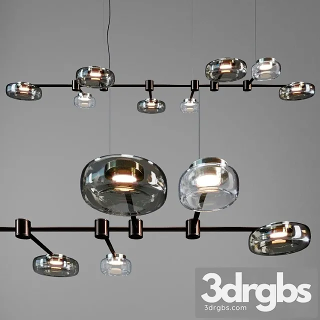 Cattelan italia circuit ceiling light 3D Model Download