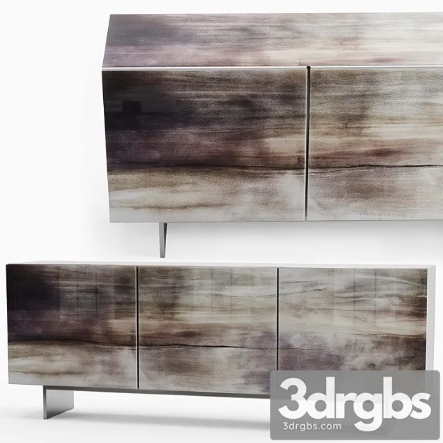 Cattelan italia focus crystalart sideboard 2 3D Model Download Cattelan italia focus crystalart sideboard 2 3D Model Download