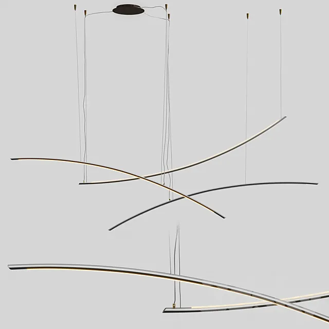 Cattelan Italia Katana Ceiling lamp 3DModel