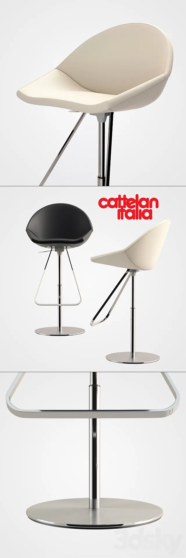 Cattelan Italia Kiss 3D Model Cattelan Italia Kiss 3D Model