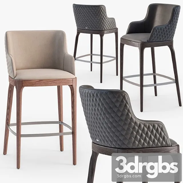 Cattelan italia magda couture stool set1 Cattelan italia magda couture stool set1