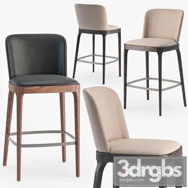 Cattelan Italia Magda Stool 3D Model Download