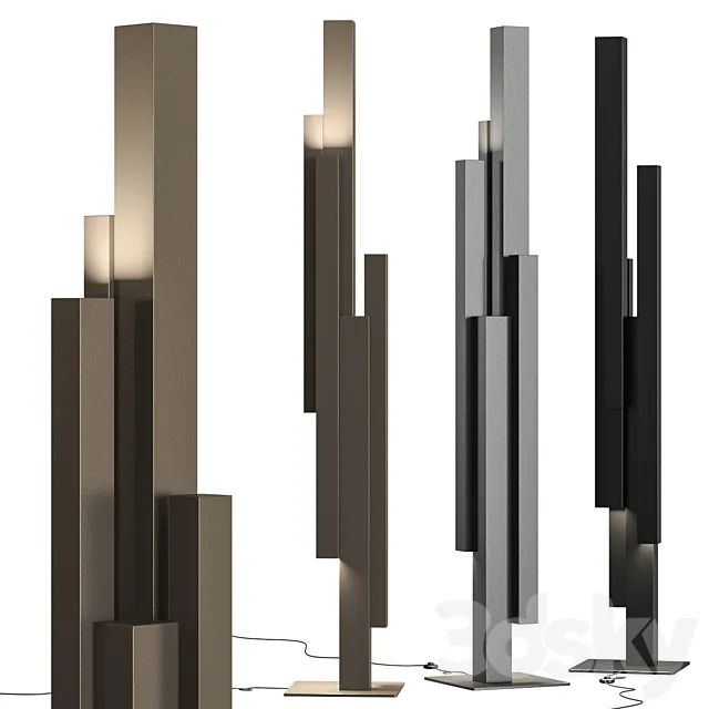 Cattelan Italia Manhattan Floor Lamps 3DModel