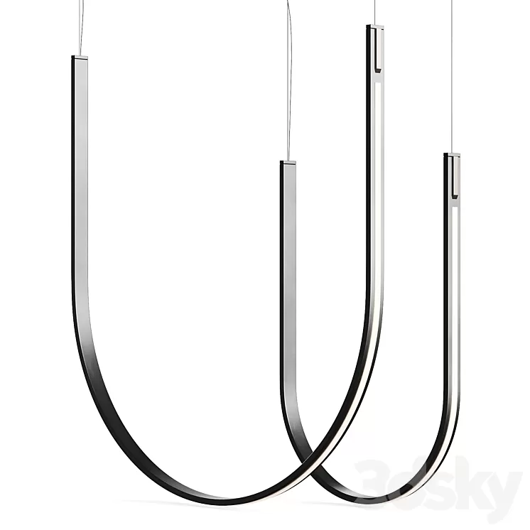 Cattelan Italia Nahun Ribbon 2023.1 Lamp 3D Model Cattelan Italia Nahun Ribbon 2023.1 Lamp 3D Model