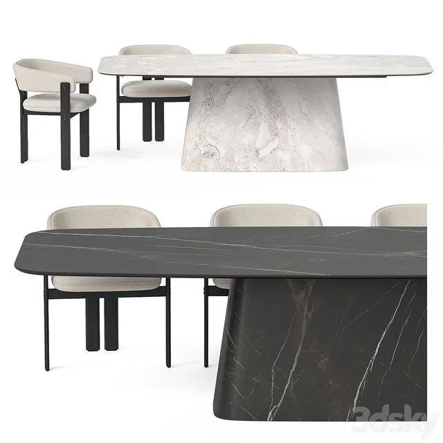 Cattelan Italia Napoleon and Meroni Igea Arm 3D Model