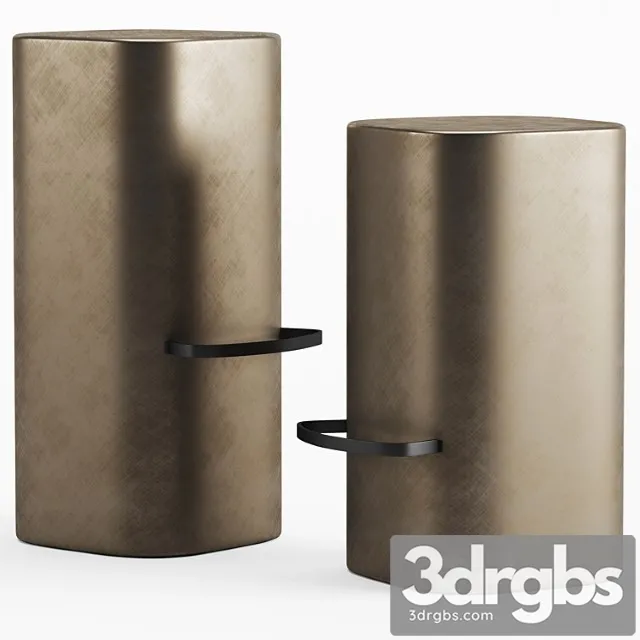 Cattelan italia pancho stool 2 3D Model Download