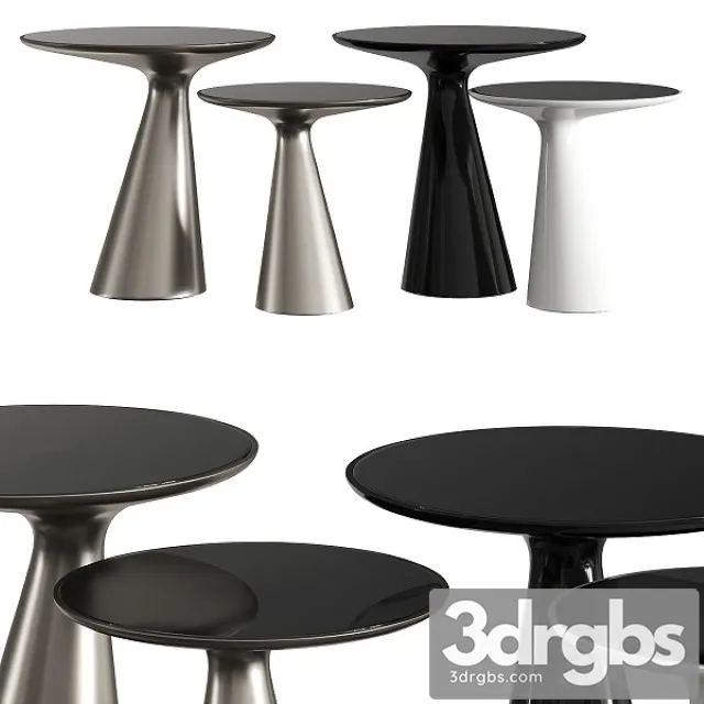Cattelan Italia Peyote Coffee Side Tables 3D Model Download Cattelan Italia Peyote Coffee Side Tables 3D Model Download