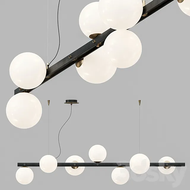 Cattelan italia planeta ceiling lamp 3D Model Cattelan italia planeta ceiling lamp 3D Model