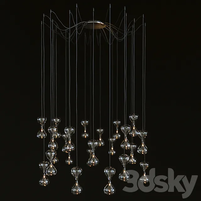 Cattelan italia Sablier 24 and 16 drops 3D Model