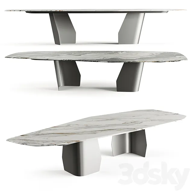Cattelan Italia Senator Dinner Table 3DModel