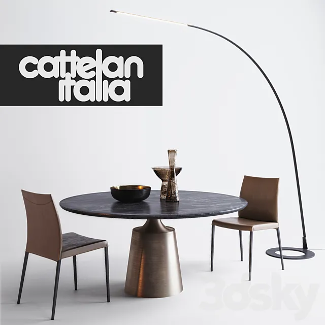 Cattelan italia set 3DModel Cattelan italia set 3DModel