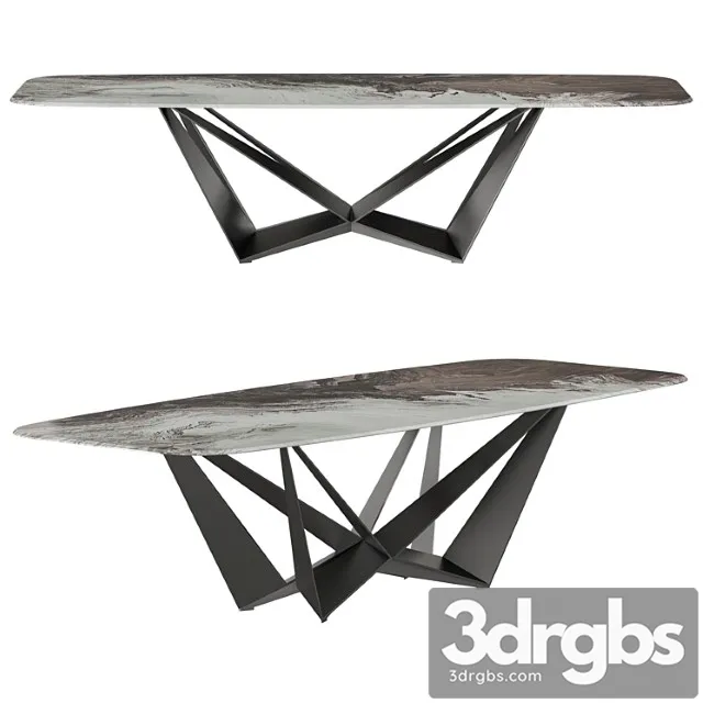Cattelan italia skorpio crystalart dining table 2 3D Model Download Cattelan italia skorpio crystalart dining table 2 3D Model Download