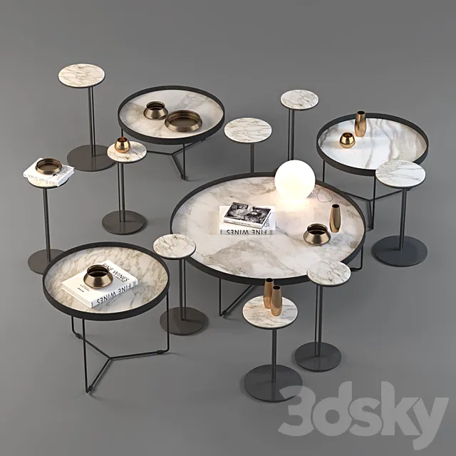 cattelan italia Sting and Billy Keramik 3DModel