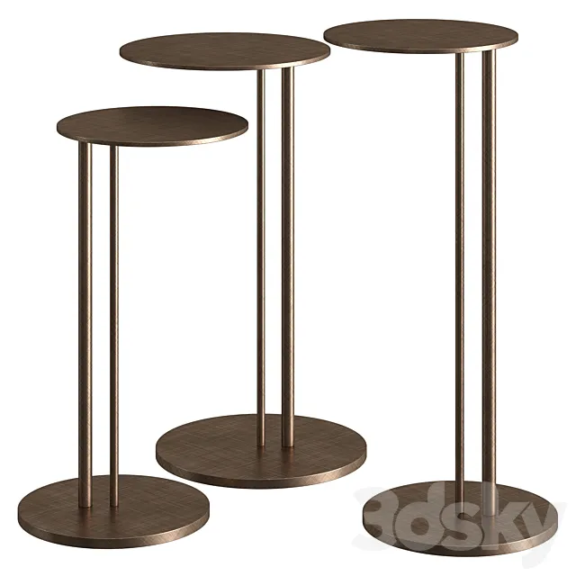 Cattelan Italia Sting Bb Coffee & Side Tables 3D Model