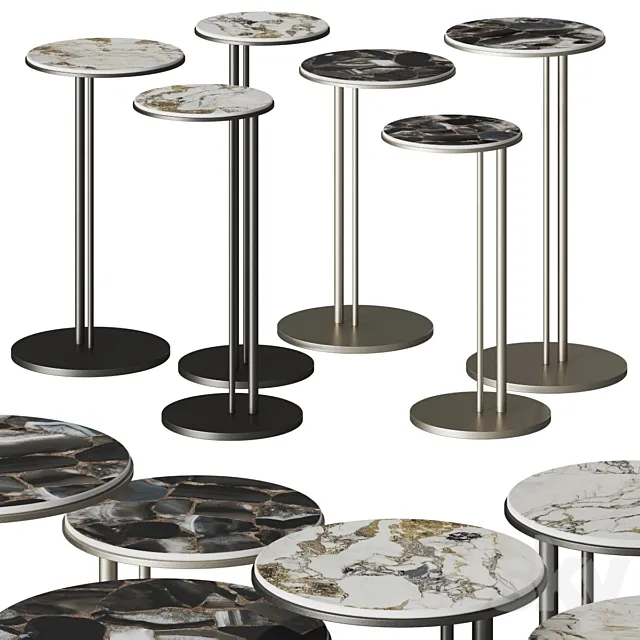 Cattelan Italia Sting Keramik Coffee & Side Tables 3DModel
