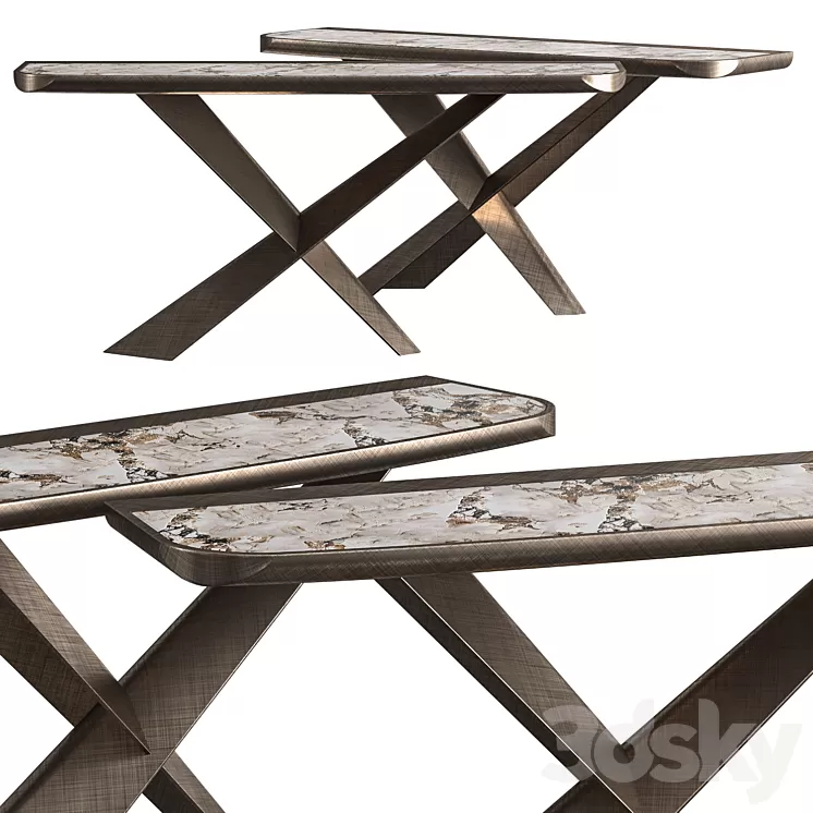 Cattelan Italia Terminal Keramik Premium Console Table 3D Model