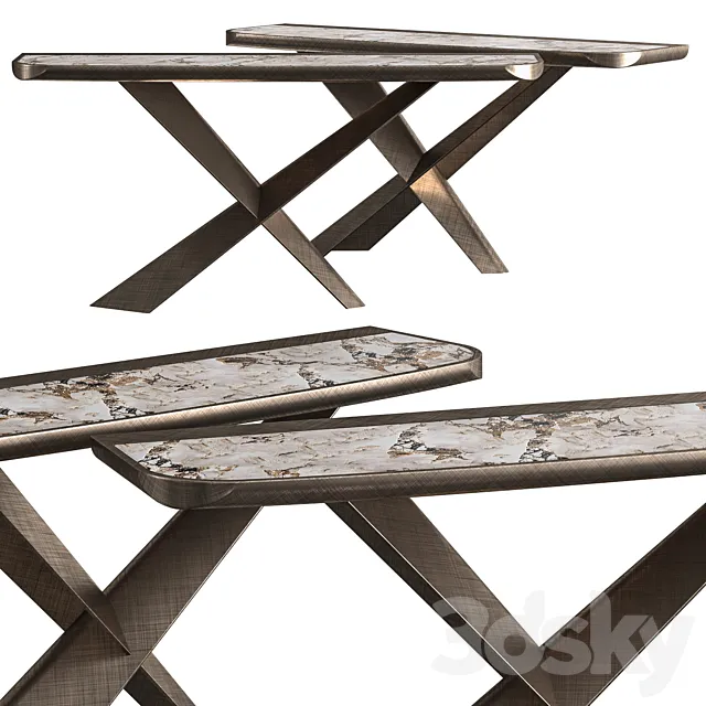 Cattelan Italia Terminal Keramik Premium Console Table 3DModel