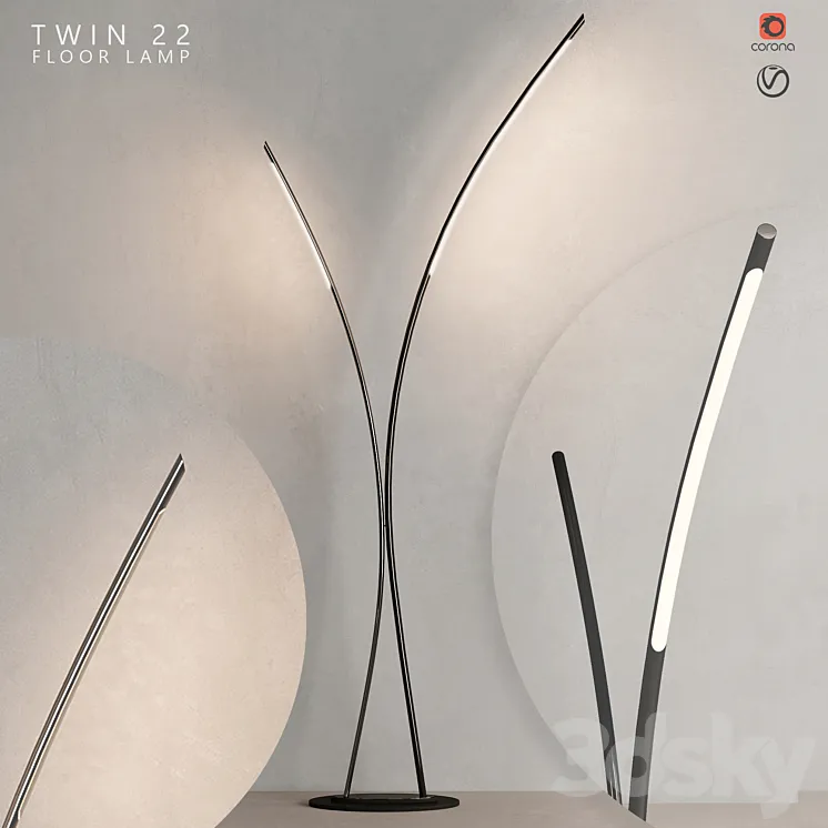 Cattelan Italia Twin 2022.1 Line 3D Model Free Download