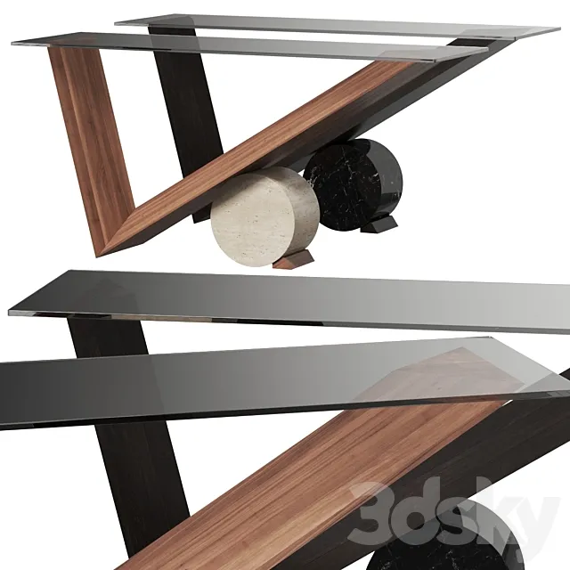 Cattelan Italia Valentino Console Table 3DModel
