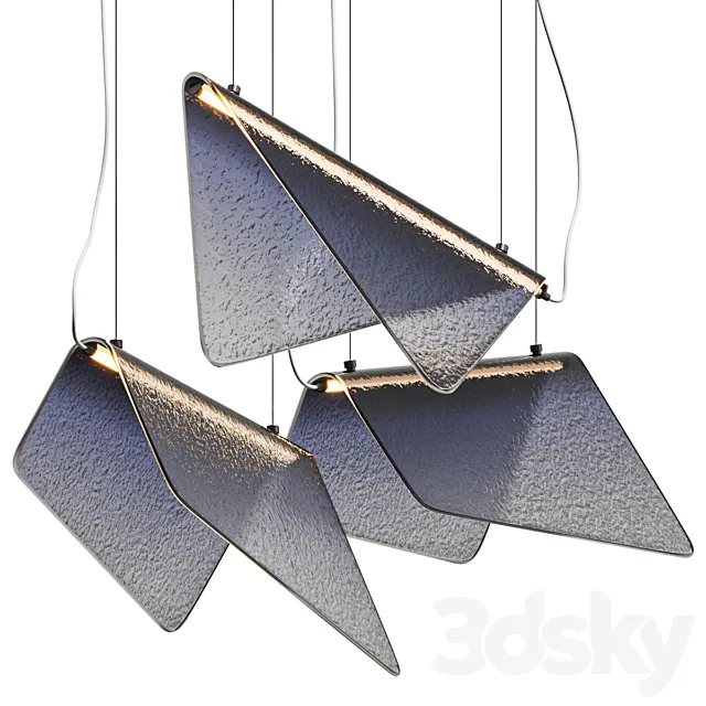 Cattelan Italia Velar Pendant Lamp 3D Model Cattelan Italia Velar Pendant Lamp 3D Model