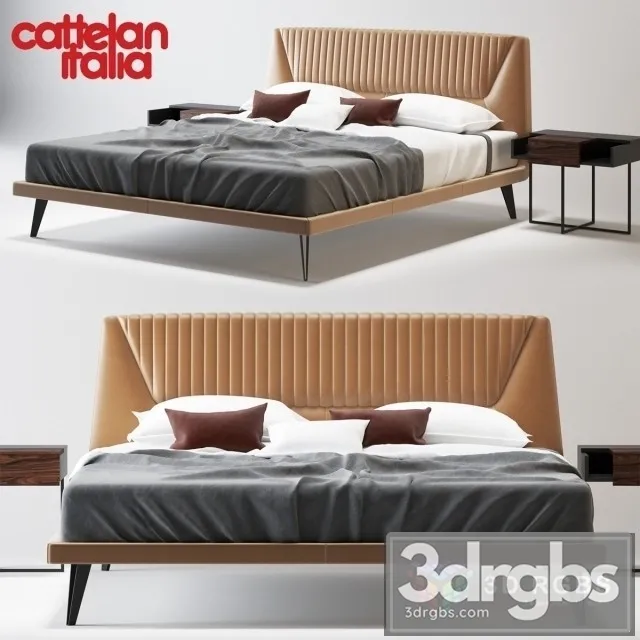 Cattelan Italya Amadeus Bed 3D Model Download