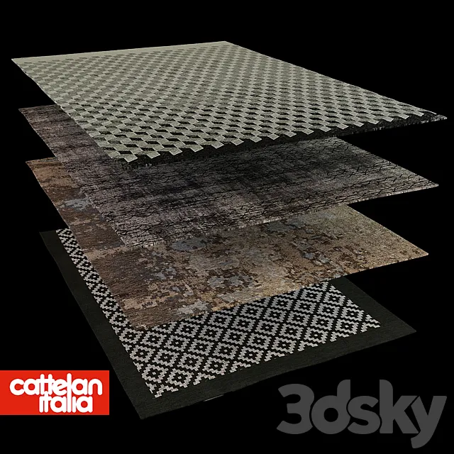 Cattelan rugs 2 3D Model Cattelan rugs 2 3D Model