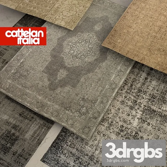 Cattelan Rugs 3D Model Download Cattelan Rugs 3D Model Download
