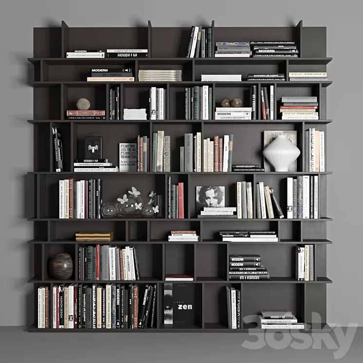 Cattelan wally bookcase 3D Model Cattelan wally bookcase 3D Model