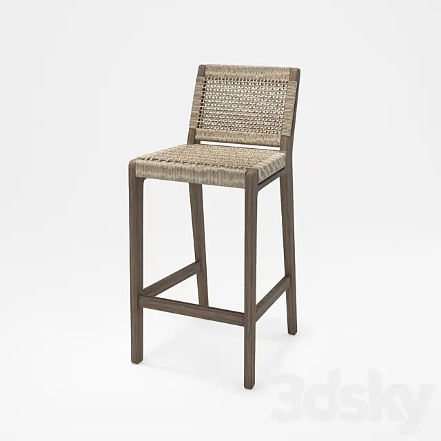 cauai barstool 3D Model cauai barstool 3D Model
