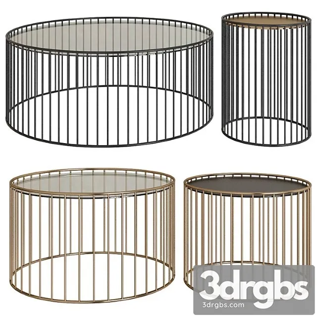 Caulfield Minotti Coffee Tables 2 3D Model Download Caulfield Minotti Coffee Tables 2 3D Model Download