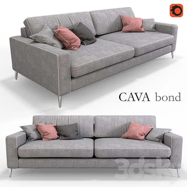 Cava Bond sofa 3DModel Cava Bond sofa 3DModel