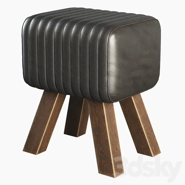 Cawalet footstool 3DModel Cawalet footstool 3DModel