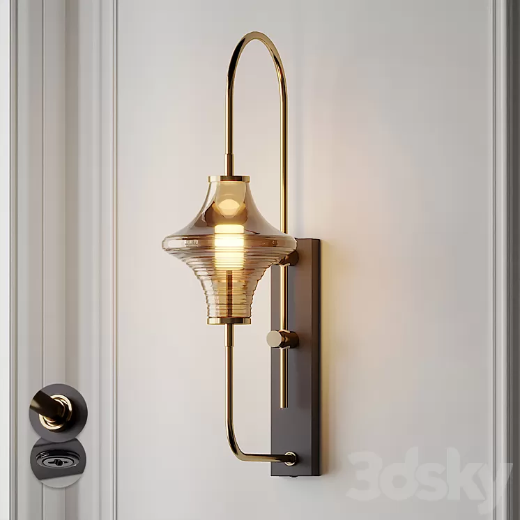 Caymon Wall Sconce by Jaisons Emporio 3D Model