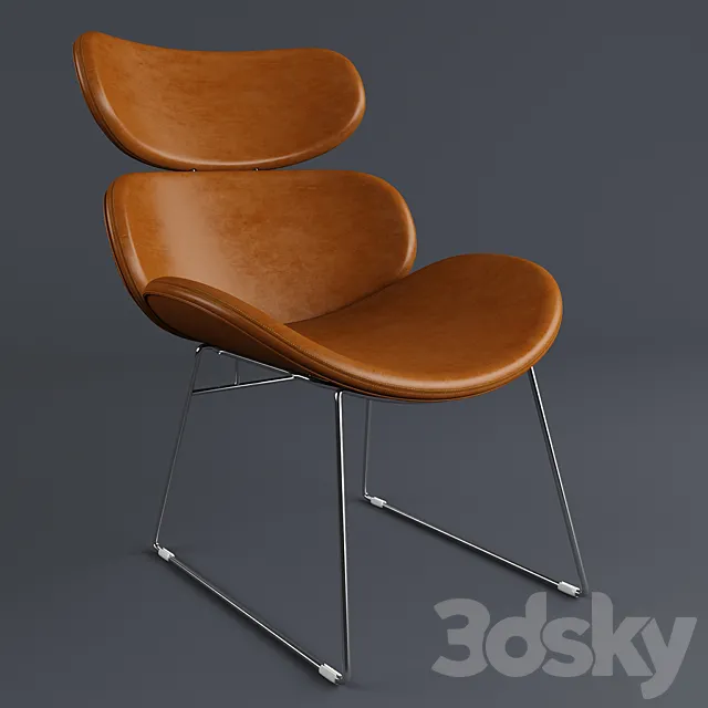 Cazar Lounge Chair 3D Model