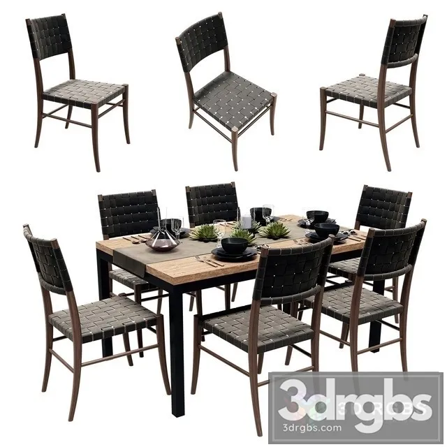CB Dining Table 3D Model Download CB Dining Table 3D Model Download