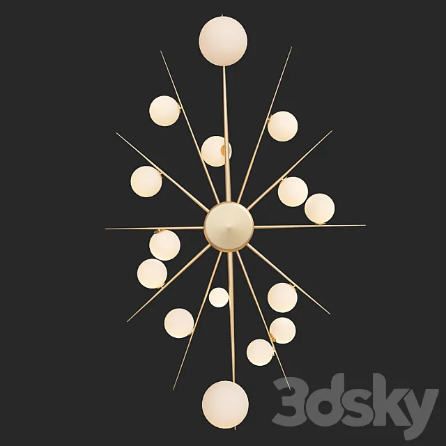 Cb Flush Mount – Seventeen Lighting 3D Model