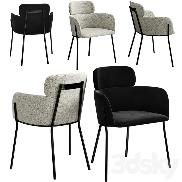 CB2 azalea chair 3D Model CB2 azalea chair 3D Model