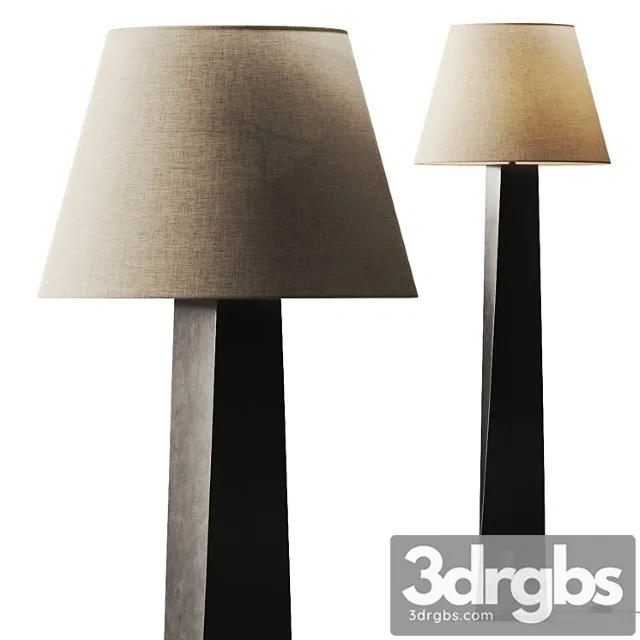 CB2 Beke Bronze Floor Lamp 3D Model Download