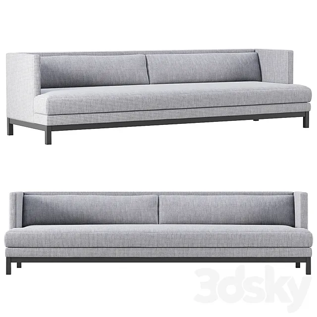 CB2 Brava Houndstooth Sofa 3DModel CB2 Brava Houndstooth Sofa 3DModel